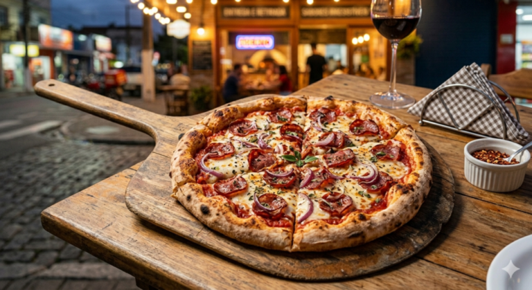 Pizza de calabresa