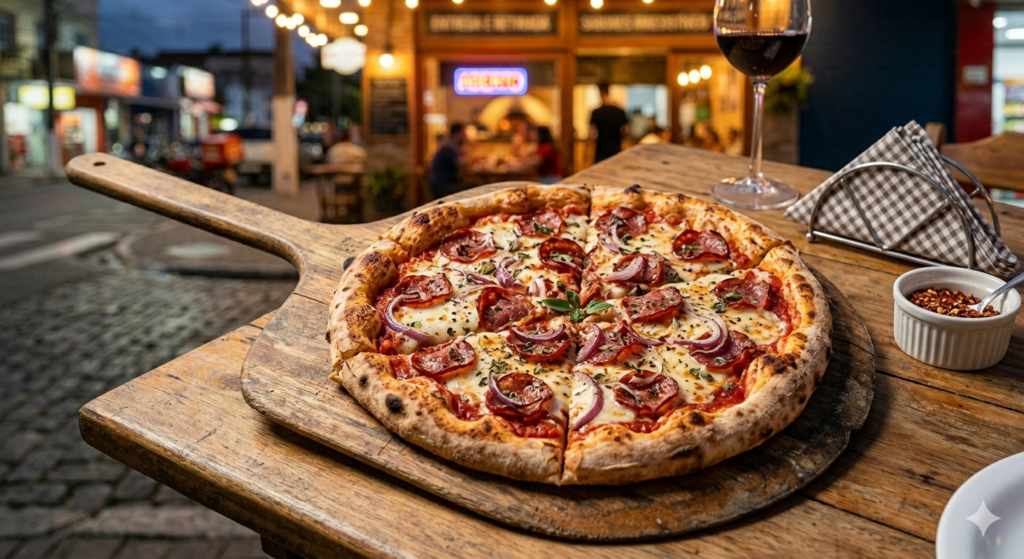 Pizza de calabresa